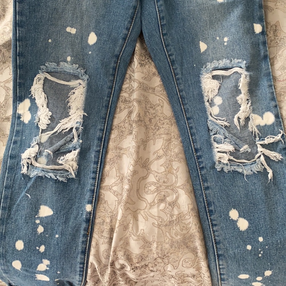 Distressed Overalls. - Picture 2 of 3